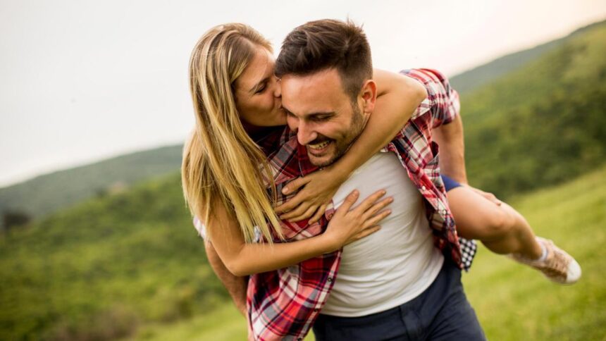 Pareja de enamorados.